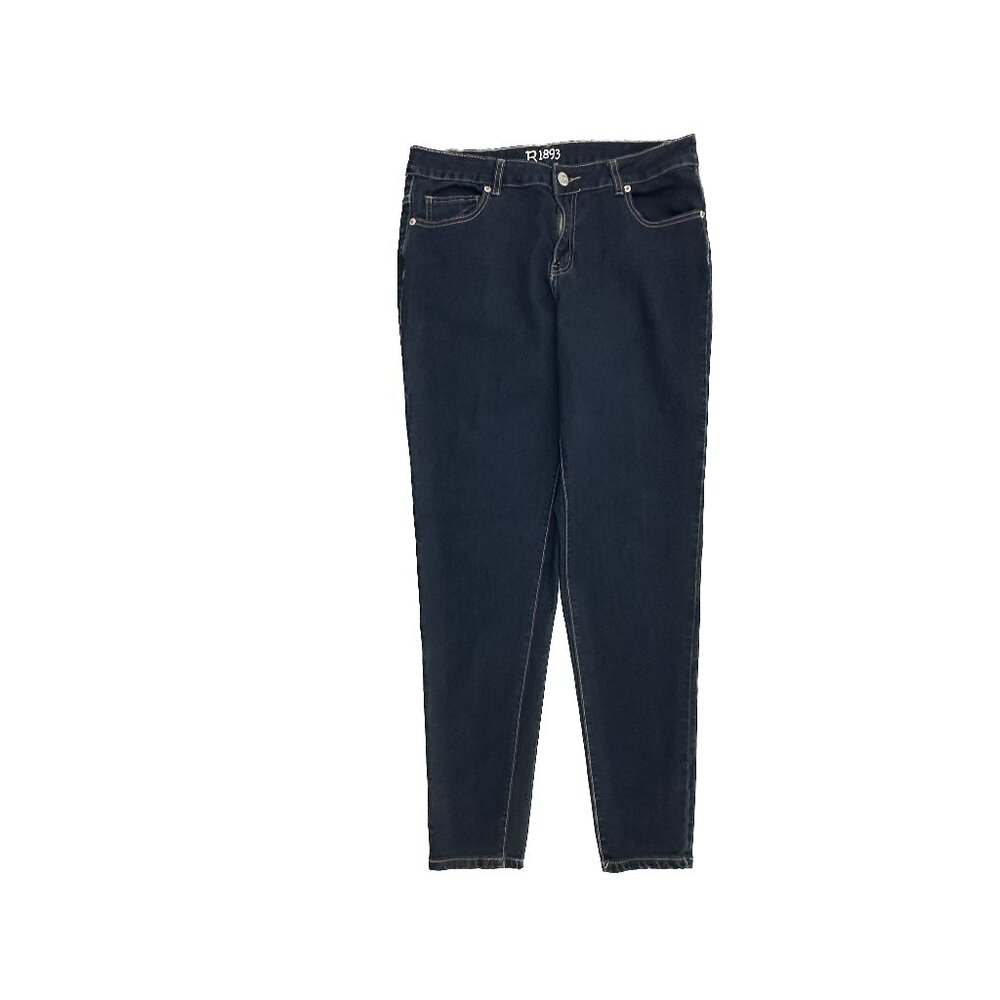 R1893 Roebuck And Co. Jegging Women's size 14 Dark Wash Blue Denim Jeans‎